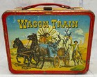 Vintage 1964 Wagon Train Metal Lunchbox Signed By Robert Horton With Thermos