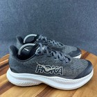Hoka One One Mach 6 Youth Sz 4 5 Black Grey Running Shoes Athletic Gym Sneakers