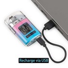 Smart Touch Sensor Usb Rechargeable Double Arc Flameless Plasma Electric Lighter