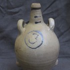 Nice Quality And Rare Large Water Jug  18th  Century German Stoneware