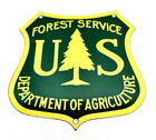 Us Forest Service Department Of Agriculture - Porcelain Sign
