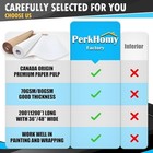 48  X 200  White Kraft Paper Roll For Crafts  Wrapping  And Art Projects