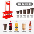 2 Cup Drink Carrier With Handle  Plastic Cup Carriers For Drinks  Drink Holde   