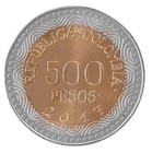 Colombia 500 Pesos  2017  Km  298  Mint