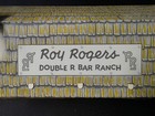 Vtg 1950s Marx Roy Rogers Double R Bar Ranxh Tin Litho Bunkhouse Cabin Toy Usa