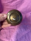 Vintage Asian Etched Brass Chinese Round Bowl Trinket Tray 3 5  Made In China