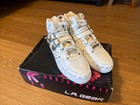 Rare  Michael Jackson White La Gear Shoes  never Worn  Size 9 In Us Women 