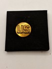 Vintage Army Military U s  On Circle 1  Brass Pin Krew G-i 