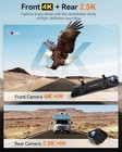 Wolfbox G900pro Wifi Touch Screen Rear View Mirror Dash Cam Parking Monitor New