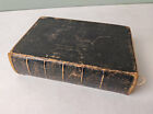 Vintage 19th Century Large Holy Bible - Antique Religious Collectible  Embossed