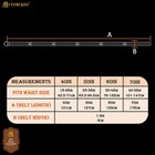 Medieval Leather Ring Joint Belt Renaissance Sca Cosplay Costume Accessory Black