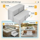 2 Slip-resistant Spa   Hot Tub Step Outdoor Indoor Compartment With Storage