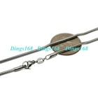 Solid 925 Sterling Silver Tarnish-resist Italian Snake Chain Necklace 16-38 Inch