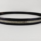 1970 s Rogers 20  Bass Drum Hoop W  White Silver Sparkle Pearl Inlay