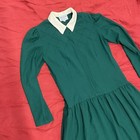 Charlotte Ford Boutique Vintage Green Dress Size 12 M l 1980s 1990s