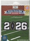 Ncaa 2026 Cfp On-field Patch Collectors Patch