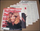 1986 Tina Turner Rolling Stone Magazine Cover   Article Only Interview Oct  23