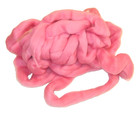 Soft Pink Needle Felting Spinning Wool Fiber Roving 6 3 Oz  - New   10 