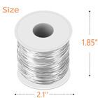 304 Stainless Steel Wire 20 Gauge 164ft 0 8mm Craft Jewelry Bailing Wire Silver
