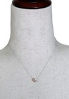 Sterling Silver 925 Interlocking Double Circle Pendant Necklace Two Tone Dainty