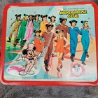 Vintage Mickey Mouse Club Red Rim Lunchbox 1977 Lunch Box Aladdin Walt Disney
