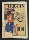1899 Antique Massachusetts Street Railway Travel Guide W Foldout Map Timetables