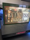 Vintage Guinness Gold Digital Clock Works Keeps Time Extremely Rare 1980   s Ch2