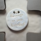 Demdaco Lift The Spirit    blessing On Your Birthday    Ceramic Cross New