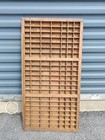 Hamilton Wood Oak Printers  Drawer Letterpress Type Set Case Shadow Box 