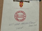 Vietnam War Us Army Military High Ranking Vietnamese Stamps On Army Stationary