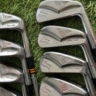 Macgregor Tourney Colokrom M85 2-pw Iron Set Copper Face Leather Grips Matching 