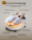 Shiatsu Foot Massager With Heat 3 Modes Kneading Compression Remote Control Home
