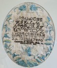 Outstanding 1810 Sampler Catharine F Garaner Age 10 Charlestown Massachusetts