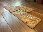 Vintage 1974 Texas License Plates Set Of 3 Gjw 984 985 986 Unissued Patina