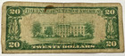 1929  20 National Currency The Federal Reserve Bank Of Boston Massachusetts 