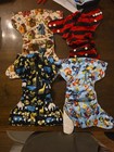 Sunbaby One Size Lot Of 4  Printed Cloth Diaper Covers