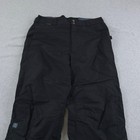 Columbia Pants Mens Medium Black Snow Sports Ski Waterproof Lined Nylon Convert
