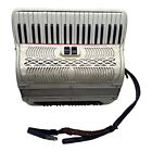 Paolo Soprani Accordion Made In Italy White Used 