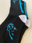 Carolina Panthers Adult Socks- 1 Pair- Large - Brand New Free Shipping  e4 