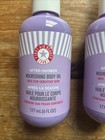 2 Pack First Aid Beauty After-shower Nourishing Body Oil  6 Fl Oz Each  New