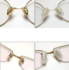 5 Pairs Slip-on Nose Pads Covers soft Silicone Eyeglasses Nosepads Anti-slip Gl