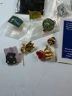 Mixed Lot Of 30  Vintage And Modern Enamel Lapel Pins Travel Sports