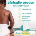 Pampers Baby Wipes Sensitive  Water Based Baby Wipes  56 Wipes Total