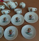 Vintage Toy China Tea Set 17 Piece Service For 4 Children  Made In Japan In Box
