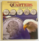 1999-2008 P d Statehood Quarters Bu Us Mint 50 Coins Complete In Whitman Album
