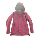 The North Face Dryvent Hooded Insulated Jacket Womens Small Berry Pink Parka