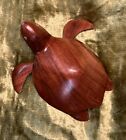 Rare Hand Carved Wooden Turtle From Pitcairn Island Carol Christian 6th Gen
