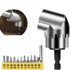 Short 105   Right Angle Drill Adapter Power Screwdriver Extension Socket Adapter