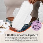 Cora Organic Ultra Thin Regular Period Pads  32 Count