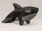 Kenny Chavez - Black Marble Killer Whale Orca- Zuni Fetish - Native American